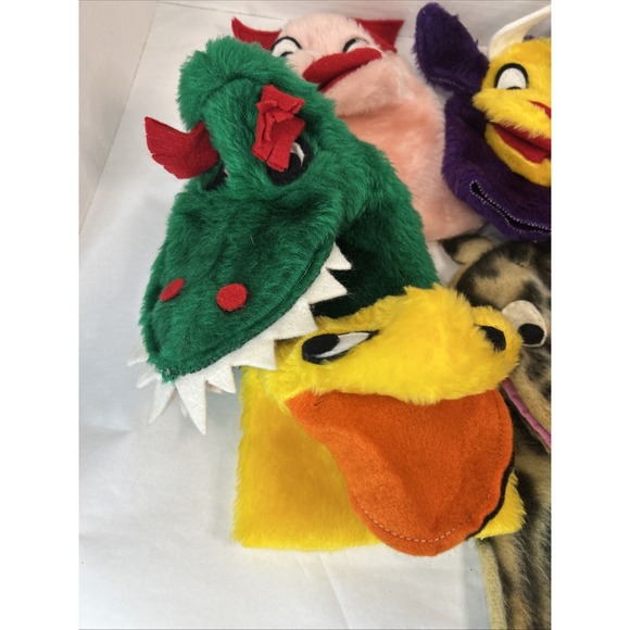 Vintage Puppets by Sheram Puppets Hand Puppet Kids Toy 1960s Lot 7‎ Read - Picture 2 of 10